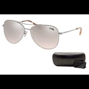 Coach HC7079 Aviator Sunglasses Eyewear Care Kit